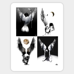 4 Fallen Angels Sticker